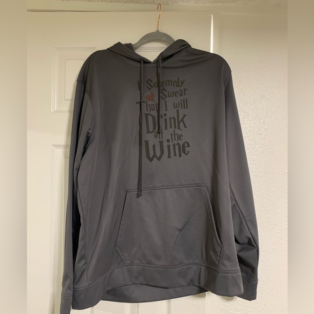 Sweatshirt with funny saying XL